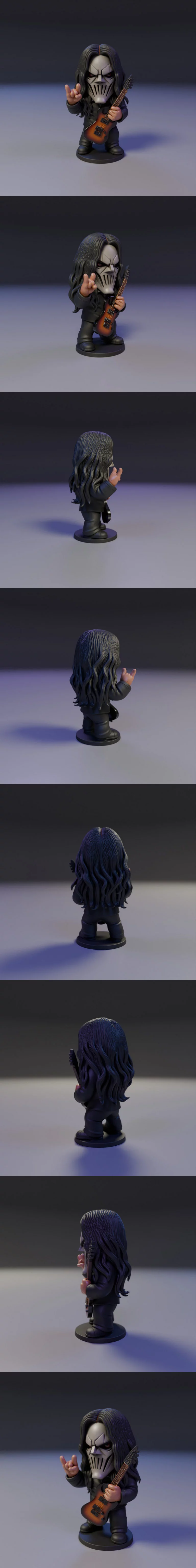 米克·汤姆森萌系3D打印模型|Mick Thomson Chibi – 3D Print Model