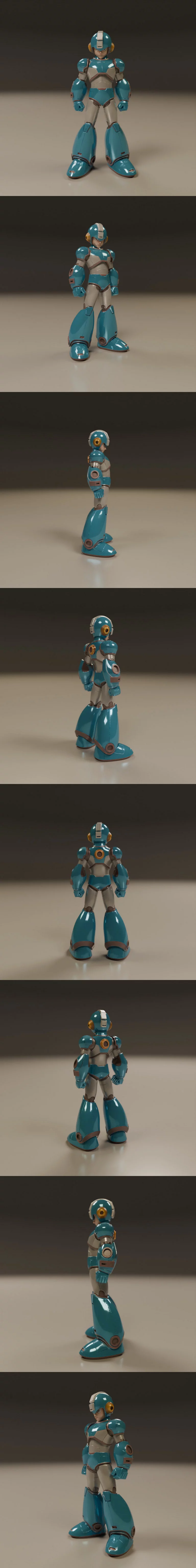 洛克人 – 3D打印模型|Mega Man – 3D Print Model