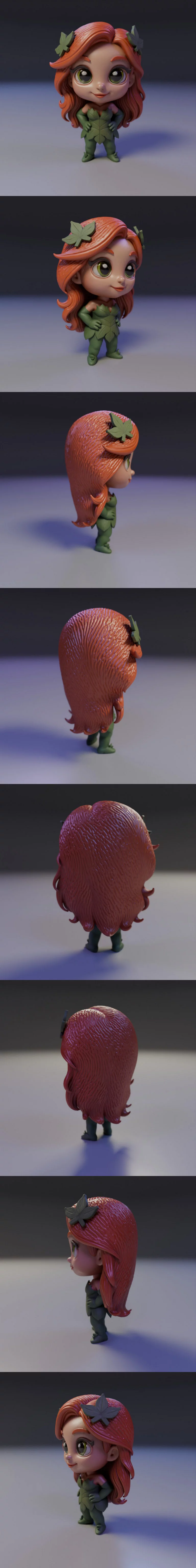 Chibi Poison Ivy 3D打印模型|Chibi Poison Ivy – 3D Print Model