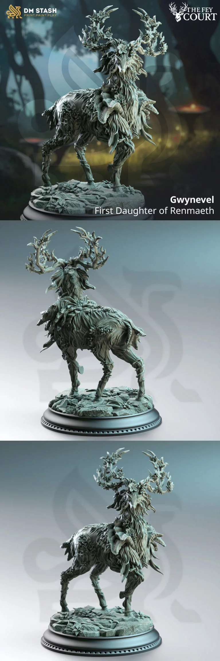 Renmaeth首款女儿Gwynevel 3D打印模型|Gwynevel – First Daughter of Renmaeth – 3D Print Model