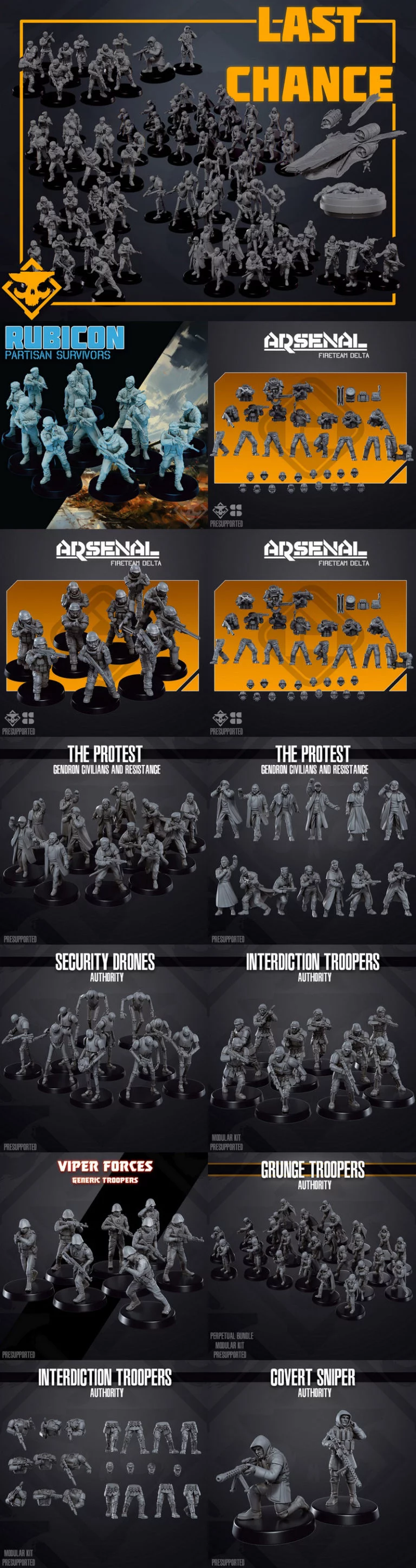 Skullforge Studios 2025年度3D打印模型：动漫游戏角色精摹集|Skullforge Studios May 2025 – 3D Print Model