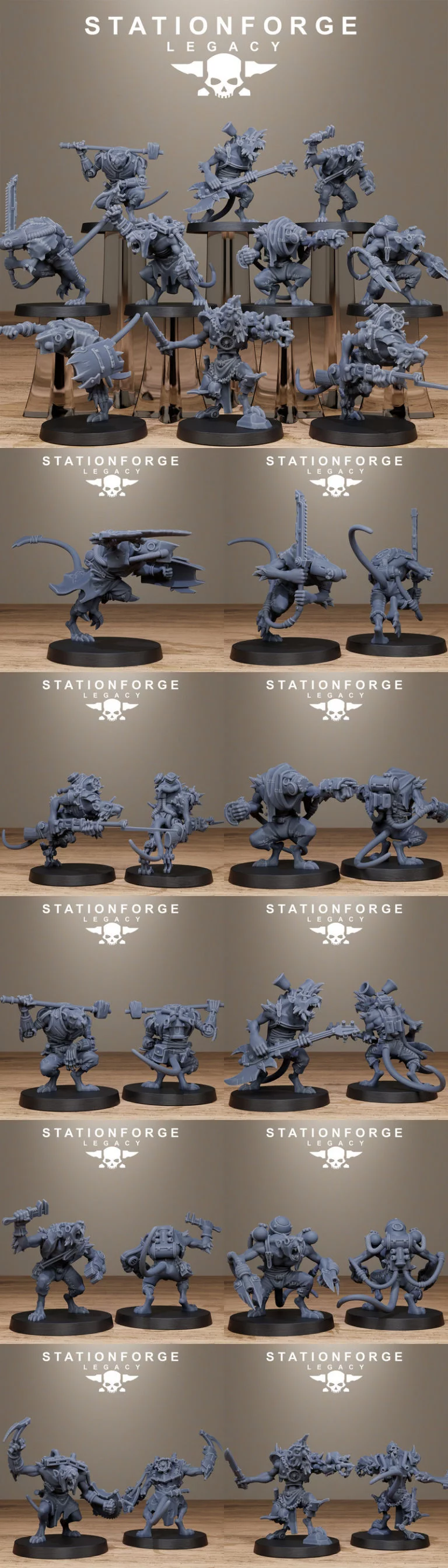 Rotfang步兵 - 3D打印模型|Rotfang Infantry – 3D Print Model