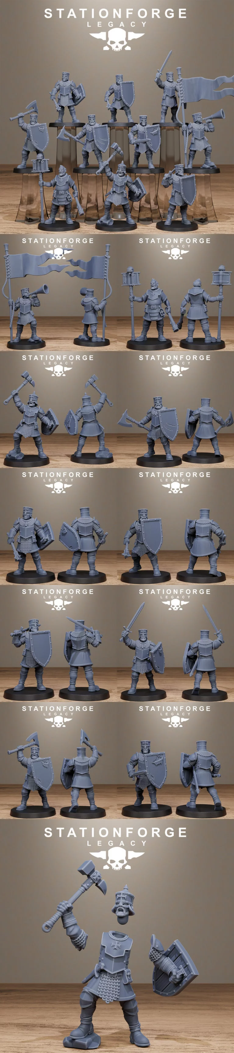Thorncrest步兵 - 3D打印模型|Thorncrest Infantry – 3D Print Model