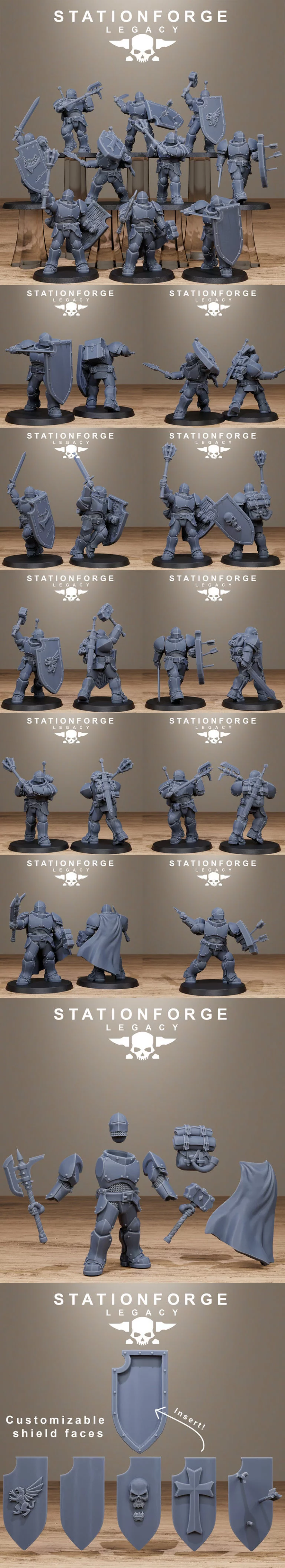 索拉里斯步兵——3D打印模型|Solaris Infantry – 3D Print Model