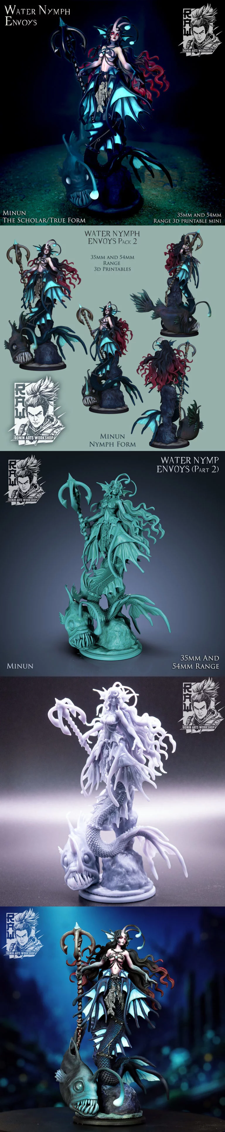 迷你学者精灵——3D打印模型|Minun The Scholar Nymph Form – 3D Print Model
