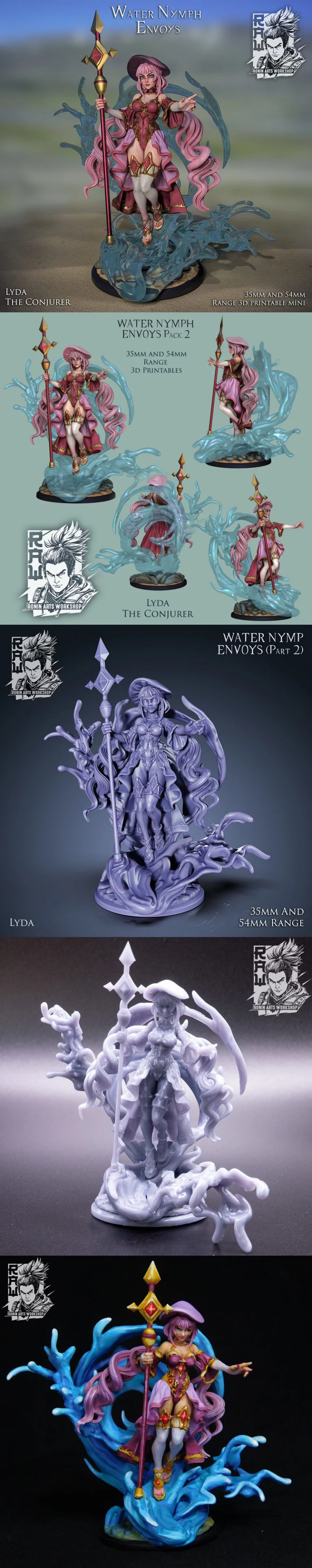 Lyda The Conjurer 3D打印模型|Lyda The Conjurer – 3D Print Model