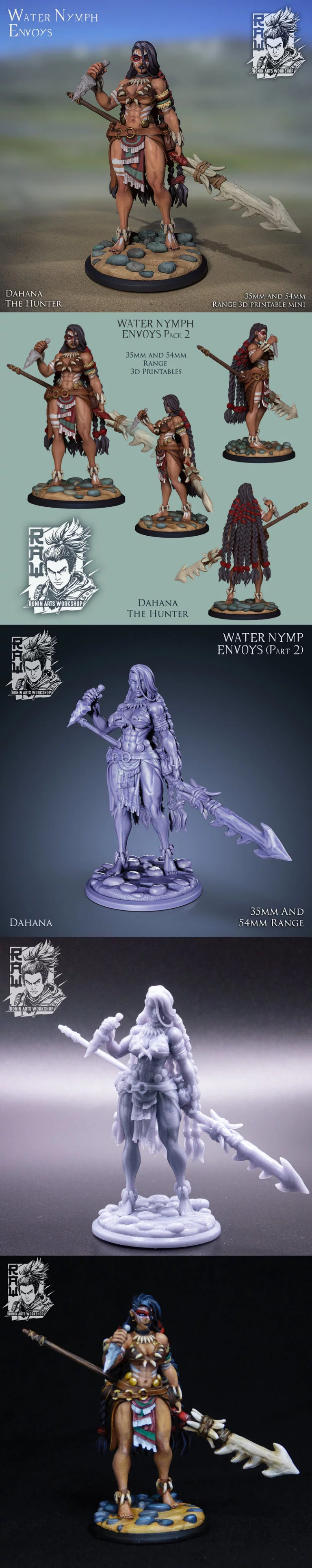 Dahana猎人 3D打印模型|Dahana The Hunter – 3D Print Model