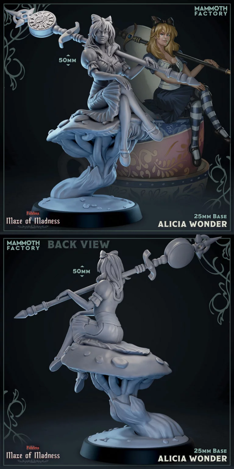 Alicia Wonder 3D打印模型|Alicia Wonder – 3D Print Model