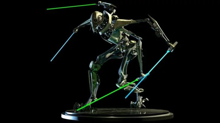 绝地危机 通用格里夫斯 3D打印模型|General Grievous STL 3D print model