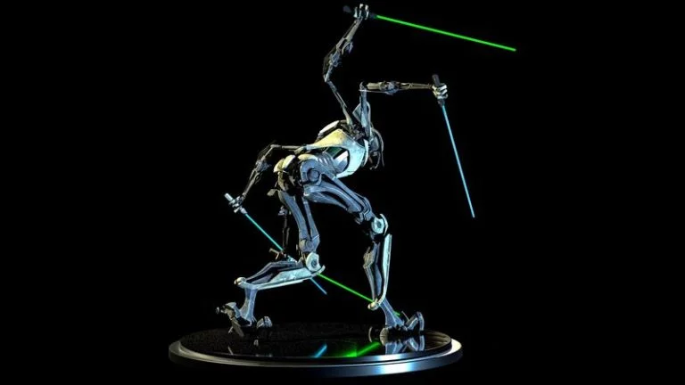绝地危机 通用格里夫斯 3D打印模型|General Grievous STL 3D print model