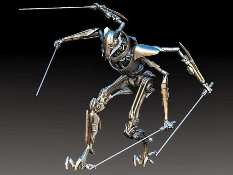 绝地危机 通用格里夫斯 3D打印模型|General Grievous STL 3D print model