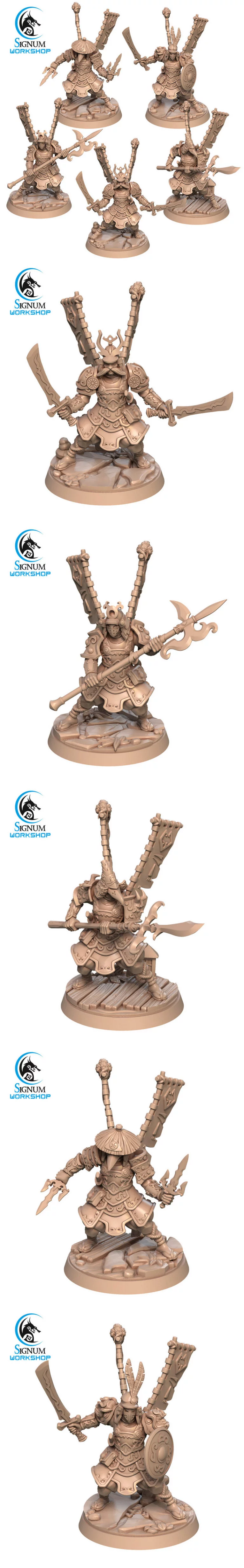 联盟战士——3D打印模型|Warrior of the League – 3D Print Model