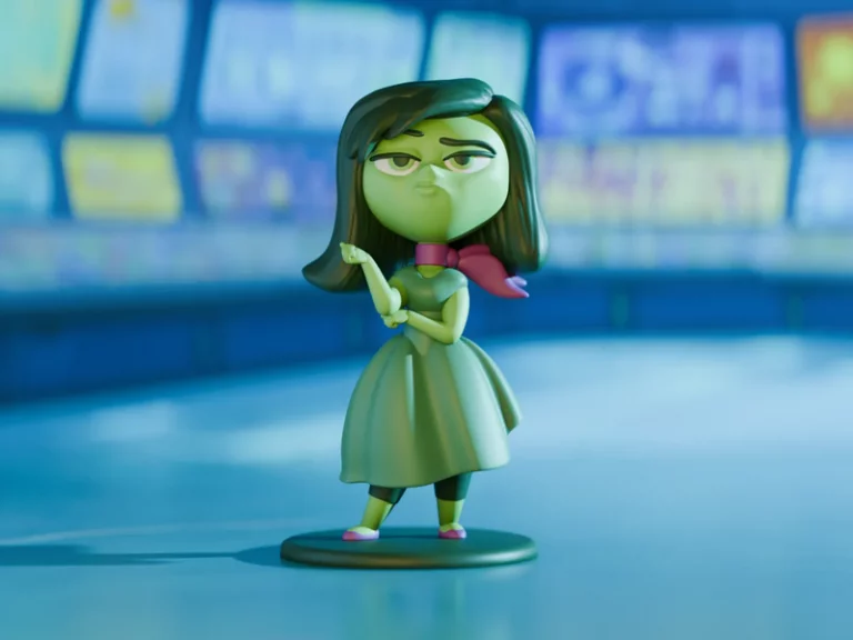 Inside Out 恶心角色 3D打印收藏模型|Inside Out Disgust Character Collectible Figurine – 3D Print Model