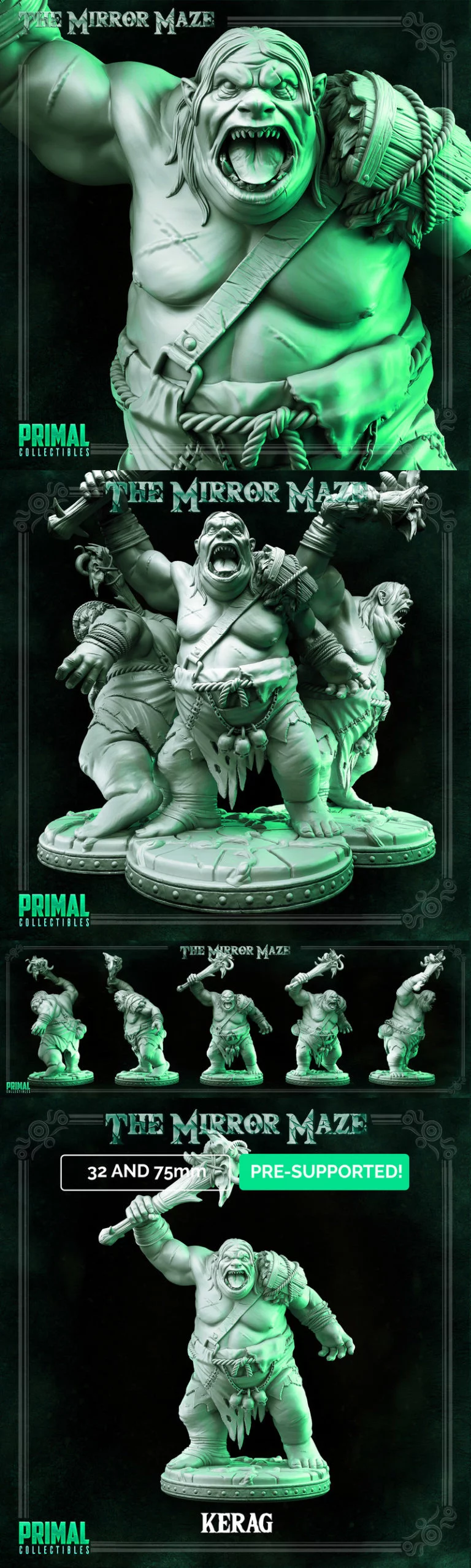 Ogre Kerag 3D打印模型|Ogre Kerag – 3D Print Model