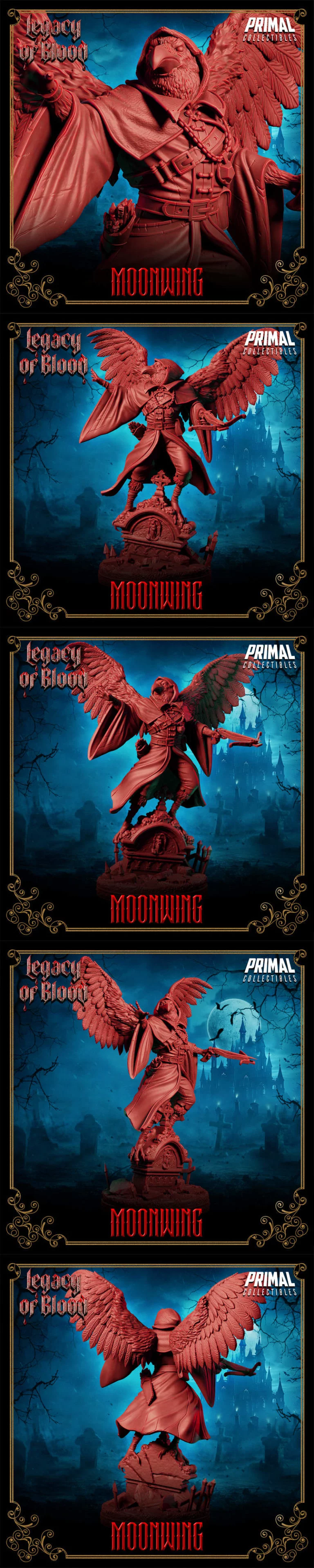 影魔月翼——3D打印模型|Shadowmancer Moonwing – 3D Print Model