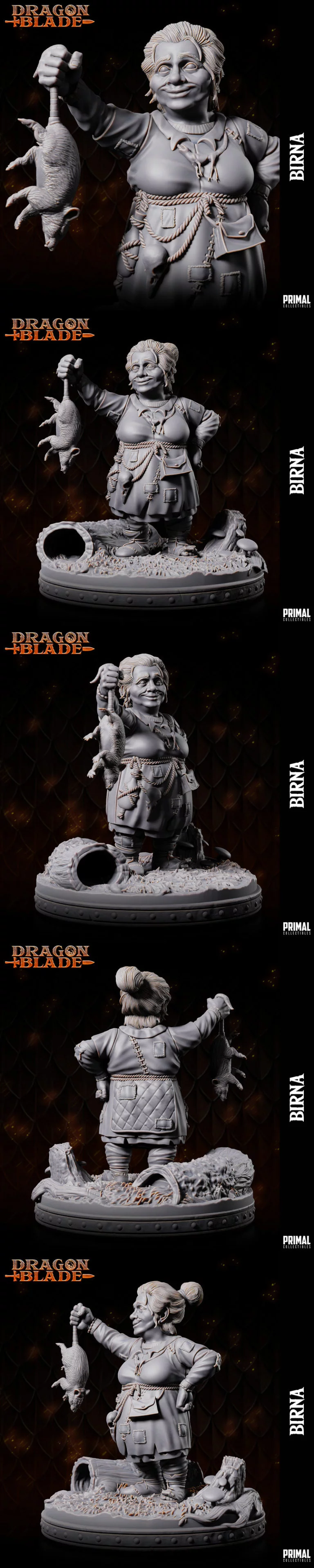 Dwarf Birna 3D打印模型|Dwarf Birna – 3D Print Model