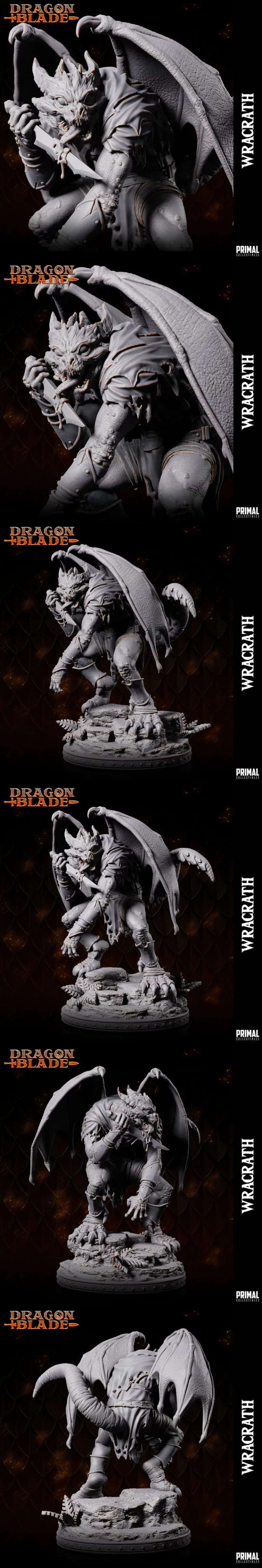 龙族刺客沃拉克萨特 3D打印模型|Draconian Assasin Wracrath – 3D Print Model