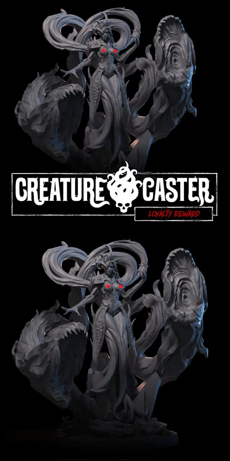 奇幻精灵·秘术之主 3D打印模型|Creature Caster – Lady of Arcana – 3D Print Model