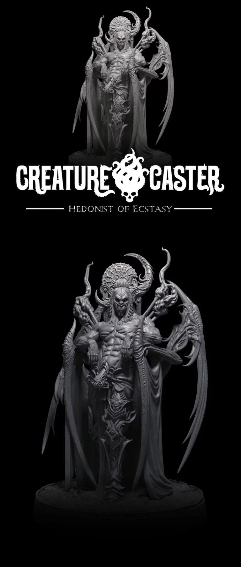 狂想魔导士——极致享乐者 3D打印模型|Creature Caster – Hedonist of Ecstasy – 3D Print Model