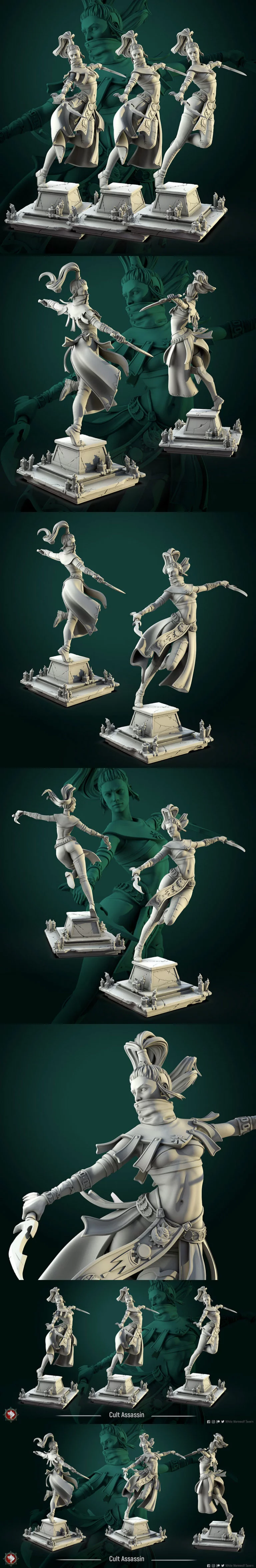 cult assassin 3D打印模型|Cult Assassin – 3D Print Model