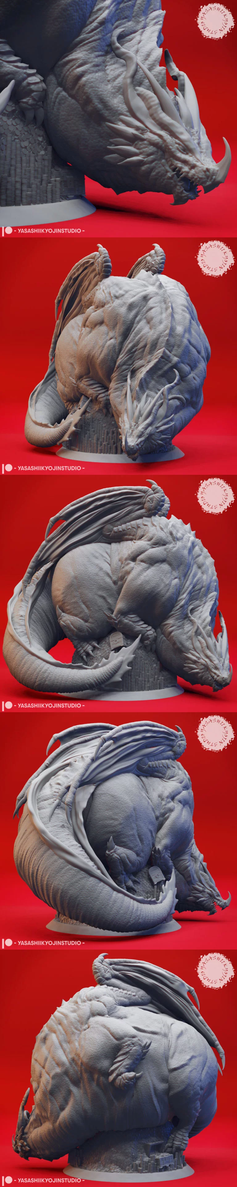 Themberchaud – 3D打印模型：动漫角色立体造型|Themberchaud – 3D Print Model