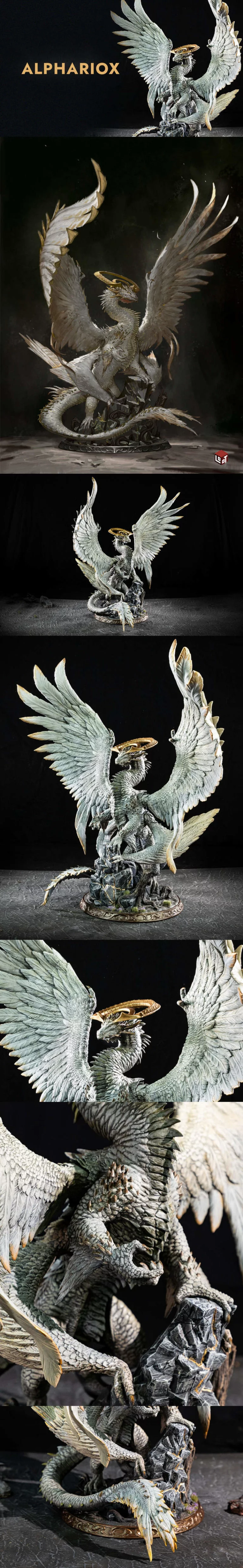 Loot Studios旗下《阿尔法里克》龙之先驱3D打印模型|Loot Studios – Alphariox, Dragon Forebearer – 3D Print Model