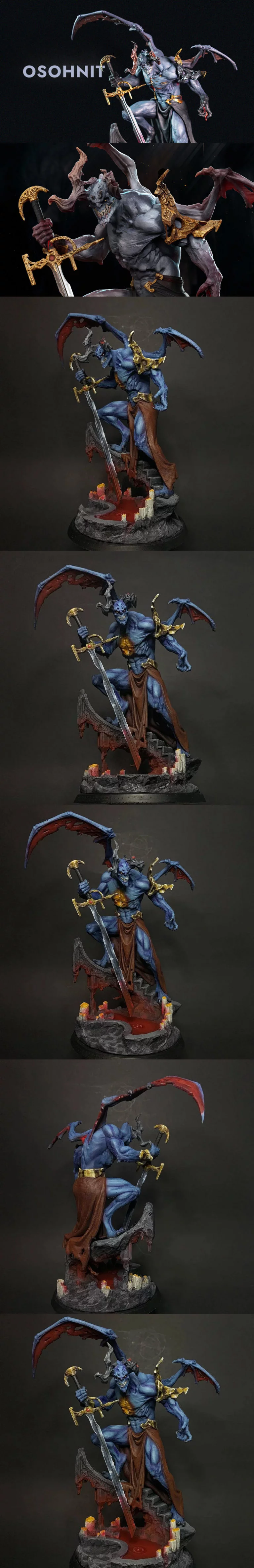 Loot Studios旗下《血恶魔奥斯诺特》3D打印模型|Loot Studios – Osohnit The Blood Demon – 3D Print Model