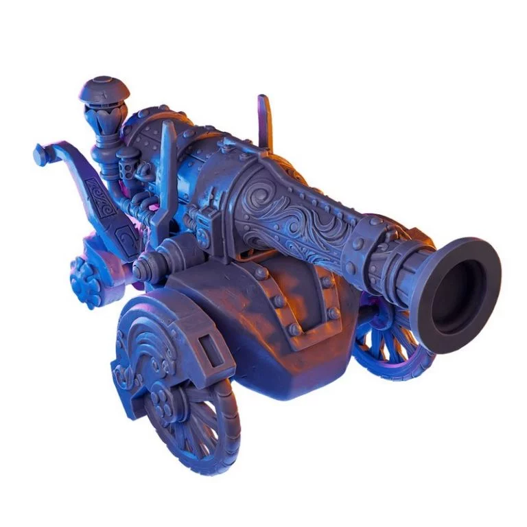Adorned Cannon 3D打印模型|Adorned Cannon – 3D Print Model