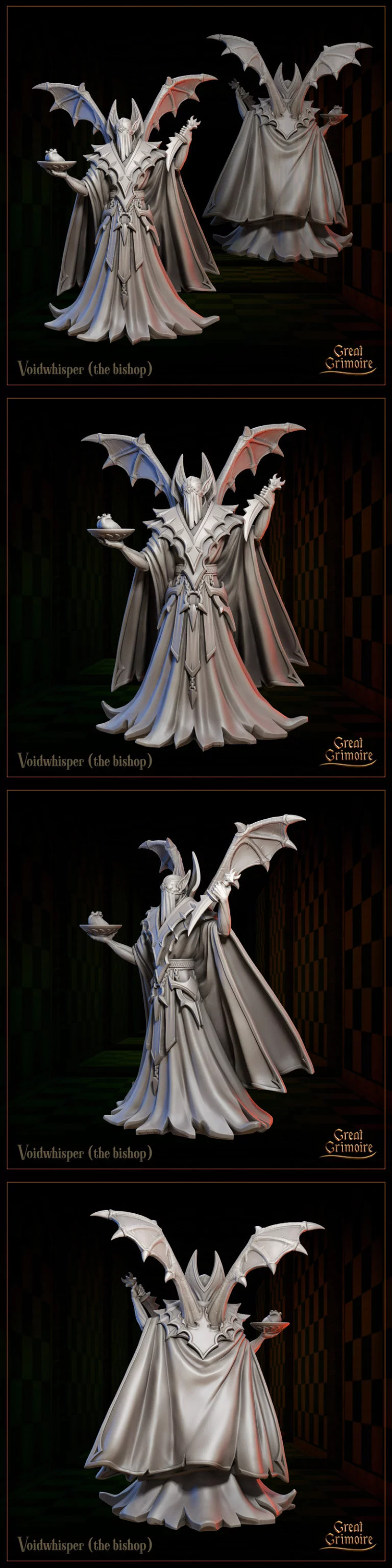 虚空低语——Voidwhisper 3D打印模型|Great Grimoire – Voidwhisper – 3D Print Model