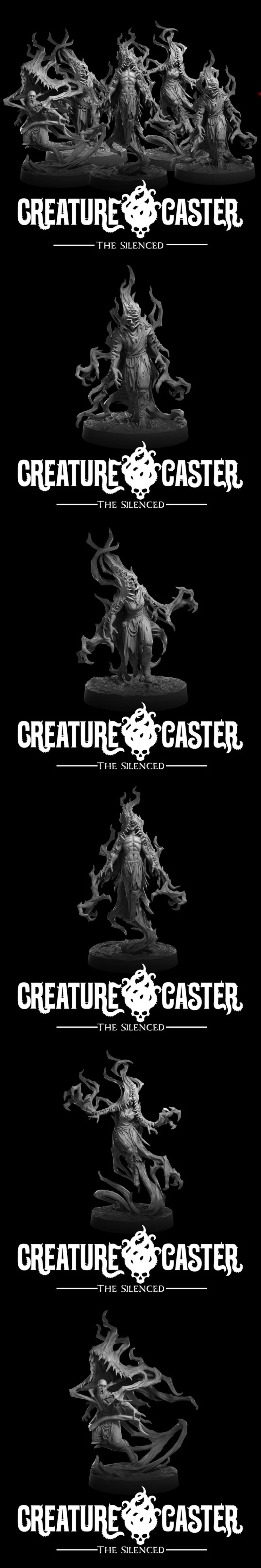 沉默之灵 3D打印模型|Creature Caster – The Silenced – 3D Print Model