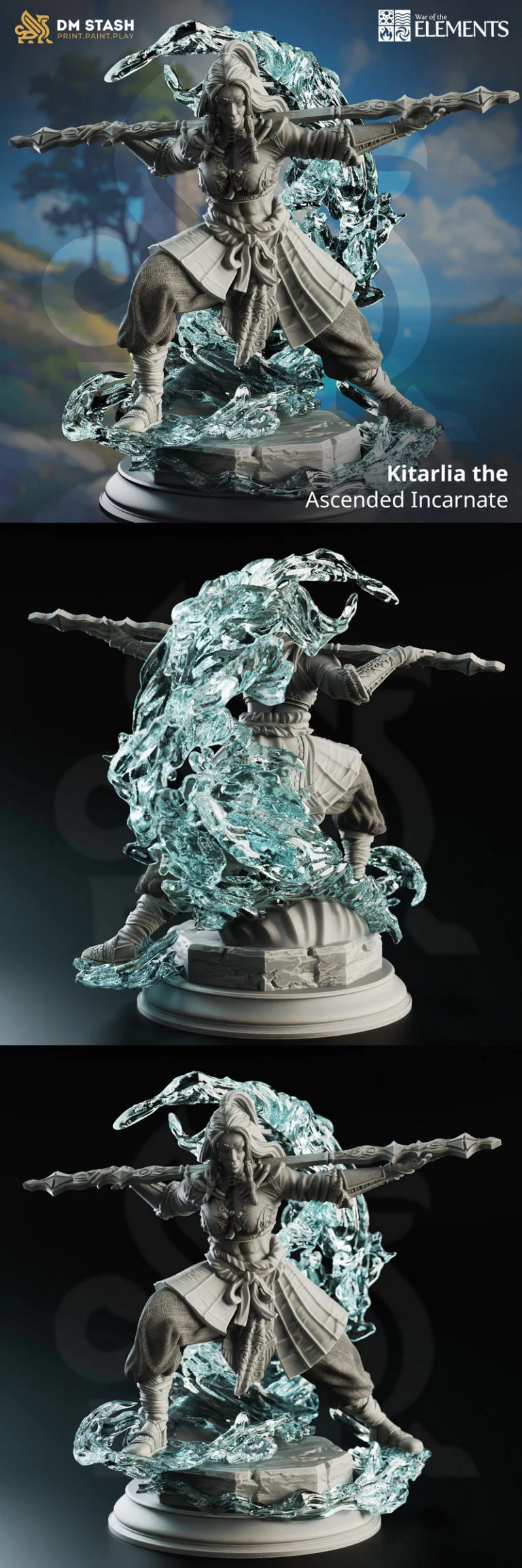 崛起之身·Kitarlia 3D打印模型|Kitarlia the Ascended Incarnate – 3D Print Model