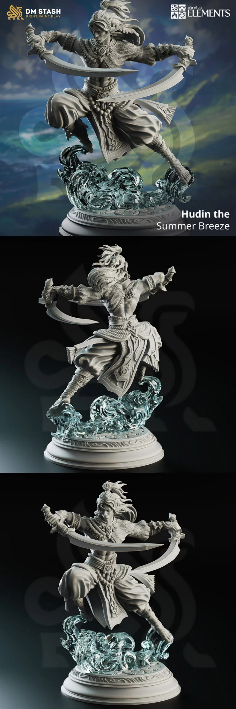 夏日微风·Hudin 3D打印模型|Hudin the Summer Breeze – 3D Print Model