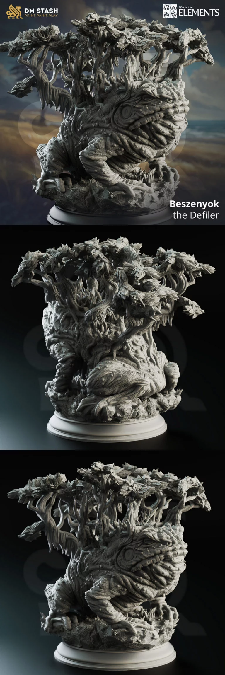 亵渎者 Beszenyok 3D打印模型|Beszenyok the Defiler – 3D Print Model