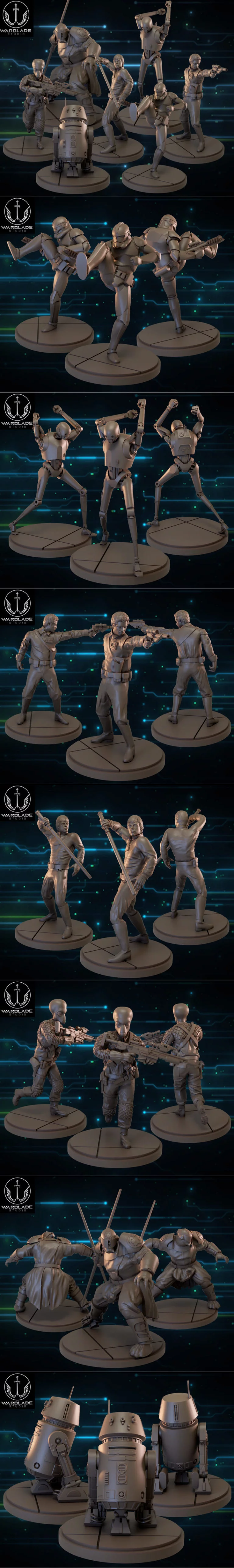Warblade Studio 2023年3D打印模型：动漫游戏角色精品集|Warblade Studio May 2023 – 3D Print Model