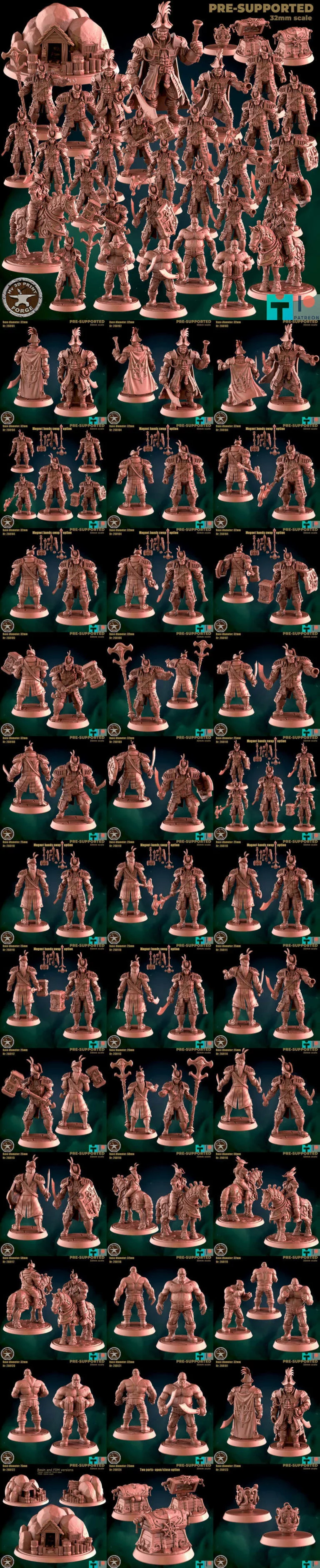 Kul Tirans 3D打印模型集|My 3D Print Forge – Kul Tirans – 3D Print Model