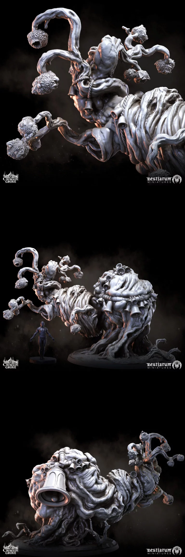 红树模型：3D打印动漫角色作品|The Crimson Tree – 3D Print Model