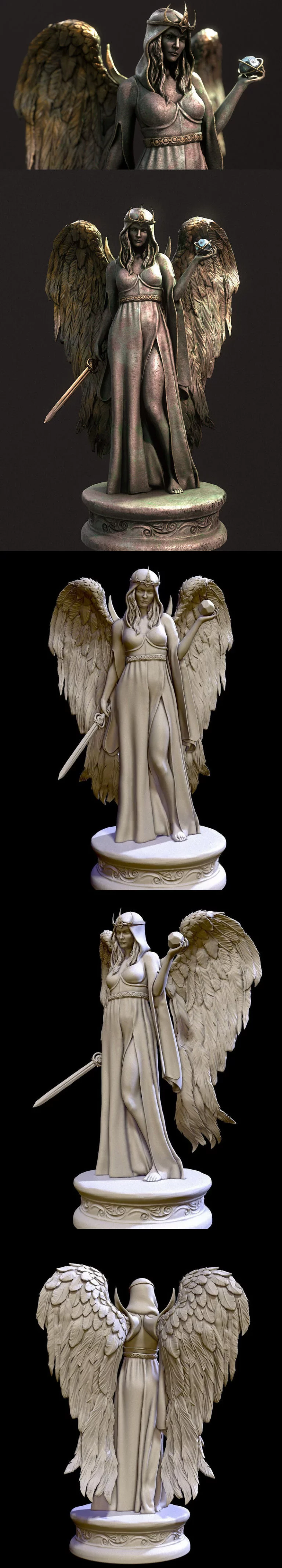 梅迪亚 – 3D打印动漫角色模型|Meridia – 3D Print Model