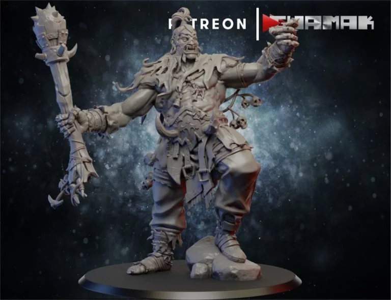 萨拉森巨人的3D打印模型|Ghamak – Saracen Giant – 3D Print Model