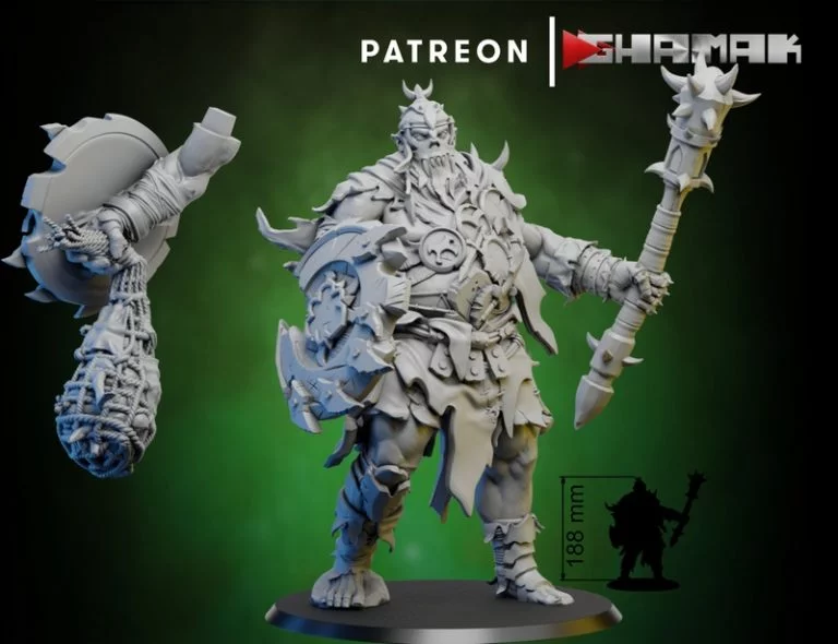 Ghamak Ogre Giant 3D打印模型|Ghamak – Ogre Giant 2 – 3D Print Model