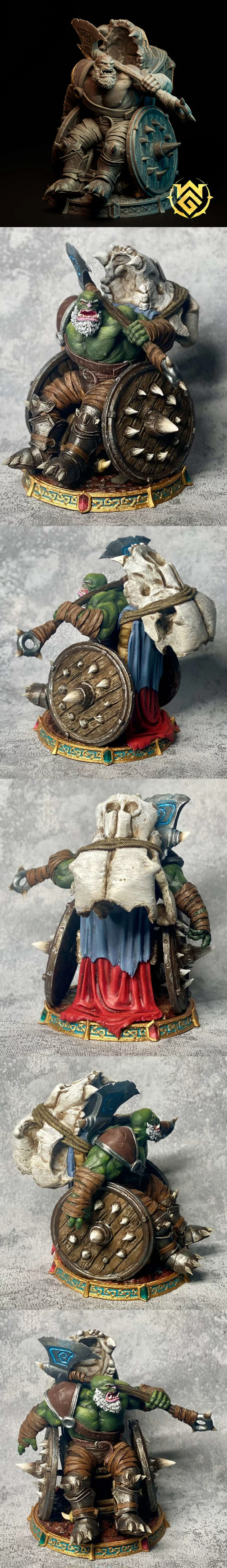 God Hewer Groc - 3D打印动漫角色模型|God Hewer Groc – 3D Print Model