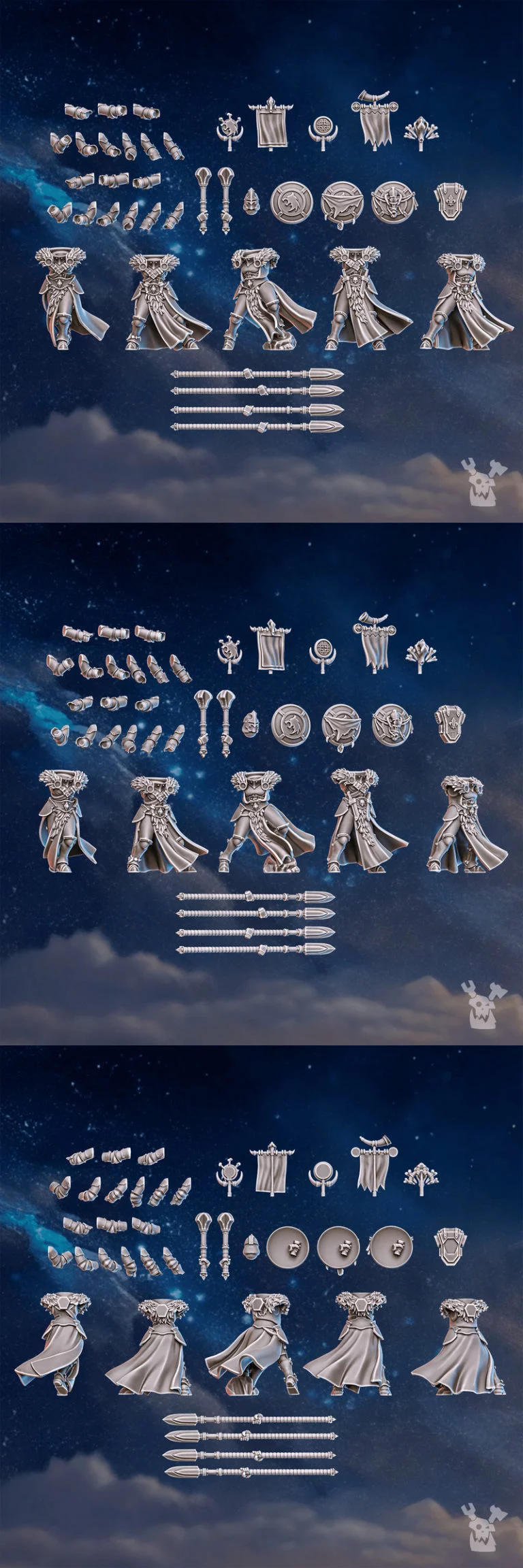 冰壁小队建模套件——3D打印模型|Icewall Squad Build Kit – 3D Print Model