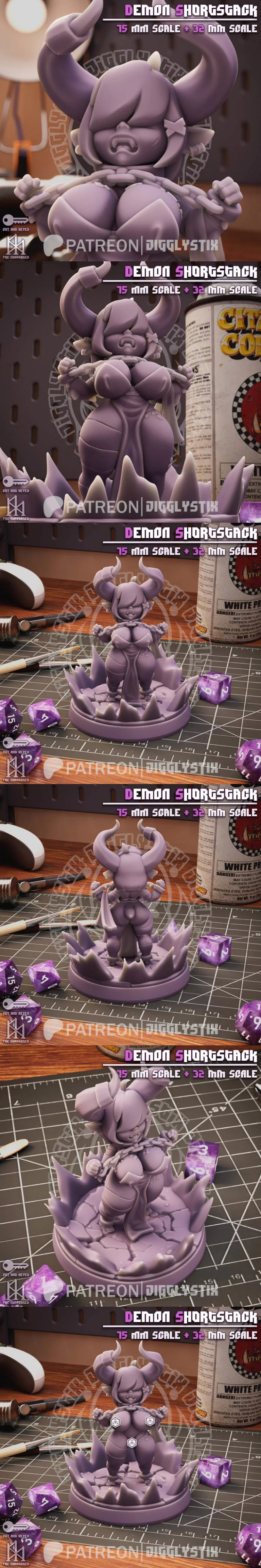 Demon Shortstack – 3D打印恶魔角色模型|Demon Shortstack – 3D Print Model