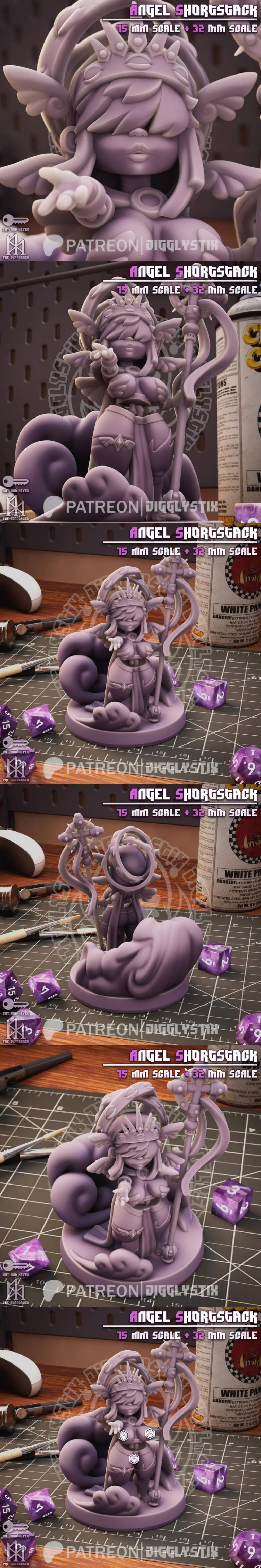 Angel Shortstack – 3D打印动漫角色模型|Angel Shortstack – 3D Print Model