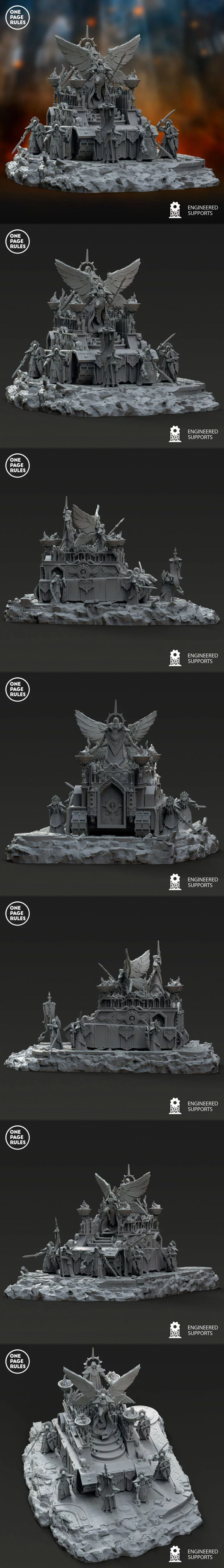 圣女 procession 3D打印模型|Procession Altar – Blessed Sisters – 3D Print Model