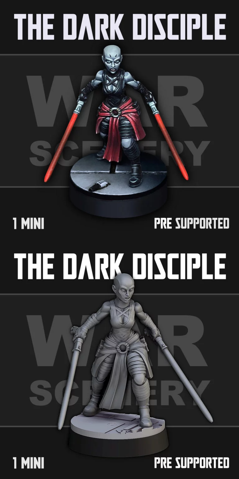 暗影追随者——3D打印模型|The Dark Disciple – 3D Print Model