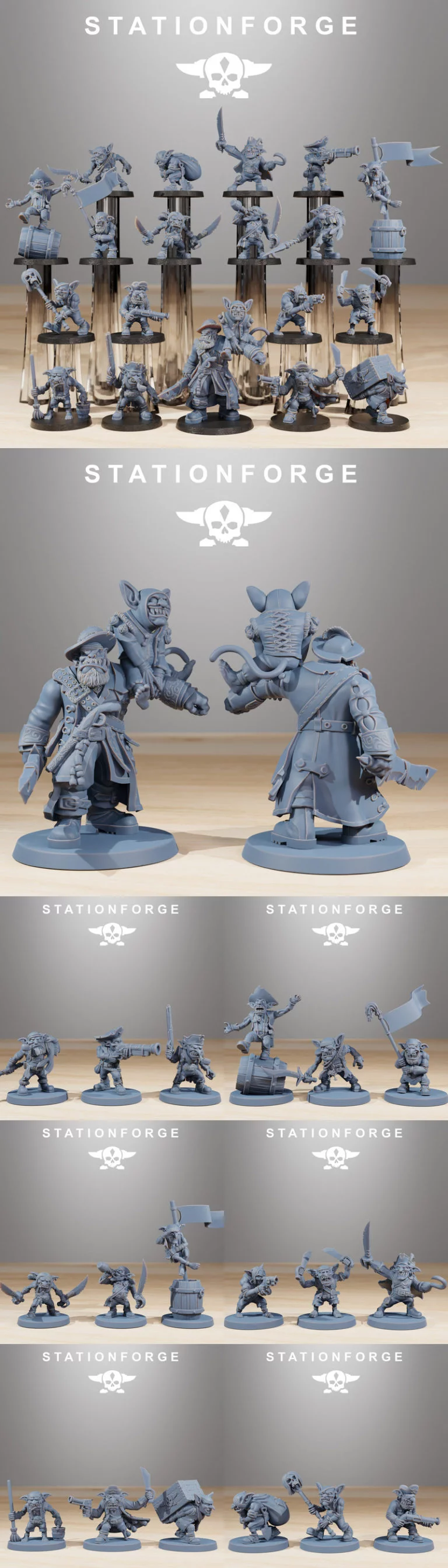 Gobs Pirates 3D打印模型|Gobs Pirates – 3D Print Model
