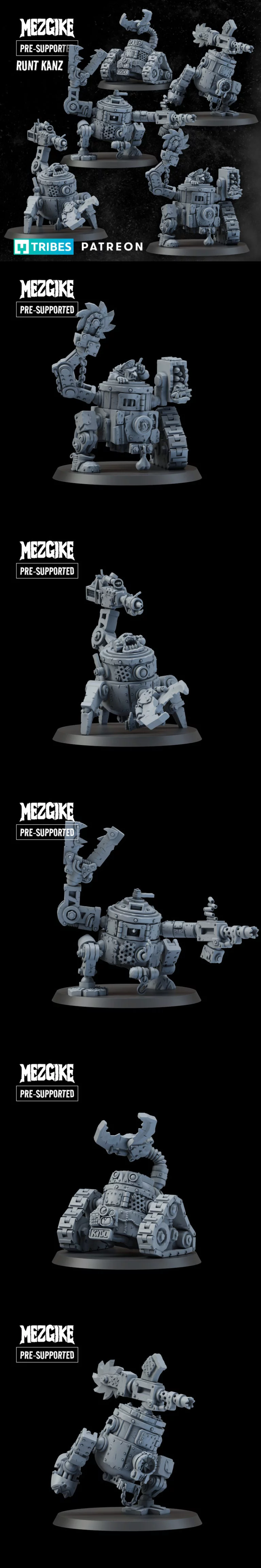Runt Kanz Mob Multi-Pose Set – 3D Print Model
