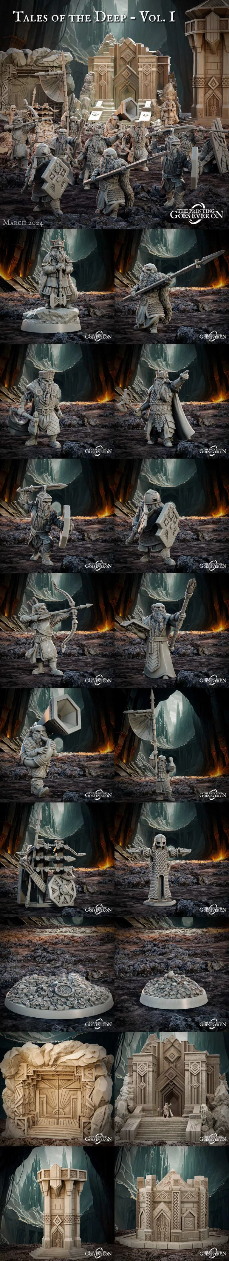 The Printing Goes Ever On – Tales of the Deep – Vol. 1 – 3D Print Model