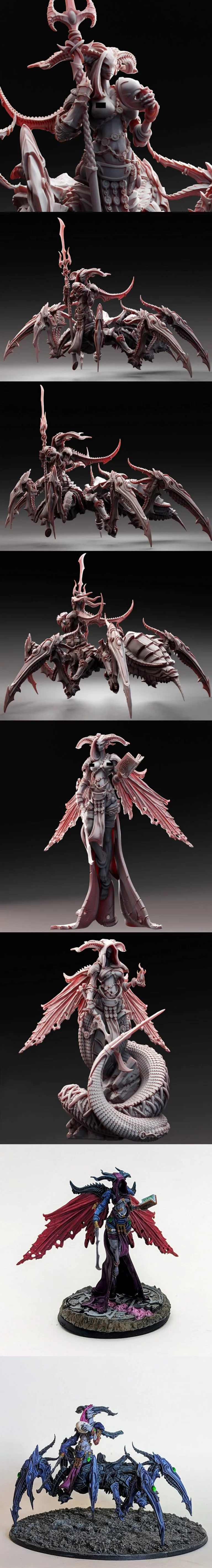 恶魔公主——daemon damzels 3D打印模型|Demon Princess – Daemon Damzels – 3D Print Model