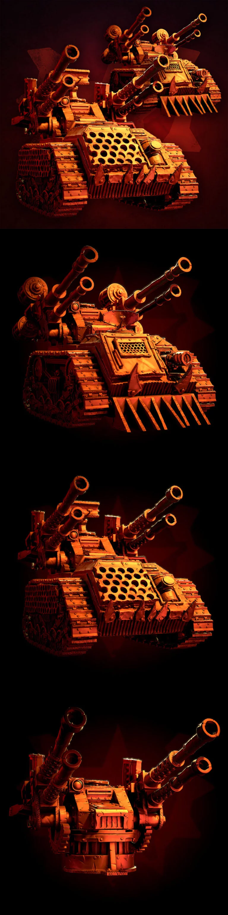 MrModulork的反空艺术炮台3D打印模型|MrModulork’s Flak Kannon Anti-Air Artillery – 3D Print Model